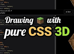 Desenhando cubo do Minecraft em 3D com CSS